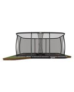 BERG Ultim Pro Bouncer Flatground 5x5 + Veiligheidsnet Deluxe XL