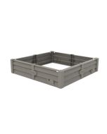 Smoby Life Square Garden Sandpit van gerecycled kunststof, leeg model 76 x 76 cm.