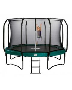 trampoline first class superior 305 cm met veiligheidsnet en gratis trapje
