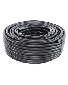 PVC buis voor kettingen/rol 100 m - diam. 25 mm - dikte 3 mm - zwart