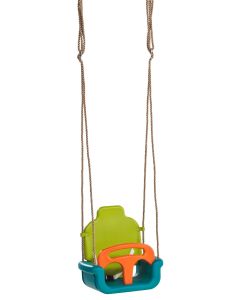 KBT Babyzitje groeimodel limoen groen/turquoise/oranje PP