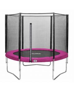 trampoline met veiligheidsnet 183 Roze + gratis trapje