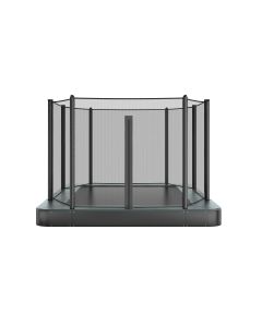 Akrobat Orbit Flat to the ground Trampoline met veiligheidsnet