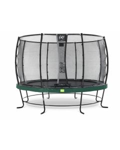 Elegant trampoline ø427cm with safetynet Deluxe - green