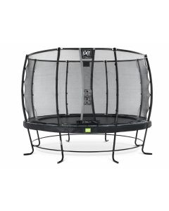 Elegant trampoline ø366cm with safetynet Deluxe - black