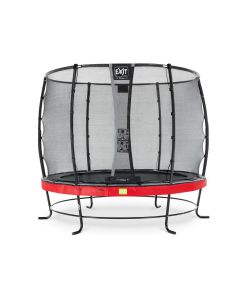 Elegant trampoline ø253cm with safetynet Deluxe - red
