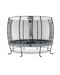 Elegant Premium trampoline ø366cm with safetynet Economy - grey
