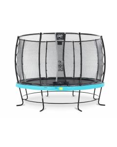 Elegant trampoline ø366cm with safetynet Deluxe - blue