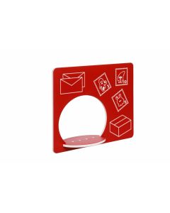 KBT Speelpaneel 'postkantoor' rood