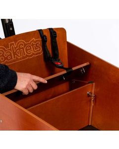 Bakfiets.nl Kastje onder zitbank houtkleur