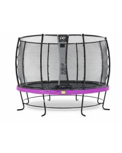 Elegant trampoline ø366cm with safetynet Deluxe - purple