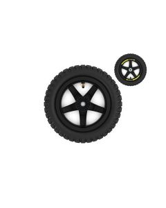 Wiel zwart 12.5x2.25-8 all terrain, aandrijf (Cross)