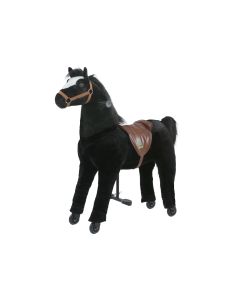 Animal Riding Paard Zwart - Zwart Medium / Large