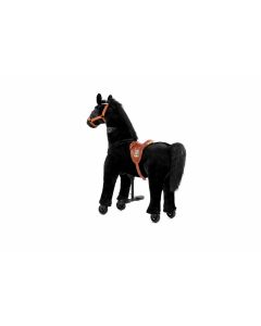 Animal Riding Paard Zwart - Zwart Small