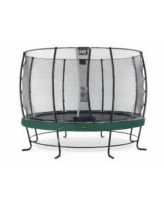 Elegant Premium trampoline ø366cm with safetynet Economy - green