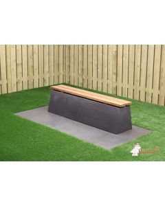 Heblad Bank Deluxe Antraciet-Beton