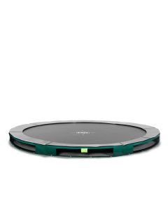 EXIT Elegant Premium inground sports trampoline 427 cm groen