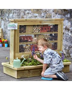 Insecten OntdekHotel met Plantenbak - drie niveaus natuurhabitat | Recreatiespeelgoed.nl