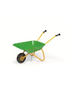 De Metaal Groene Kruiwagen